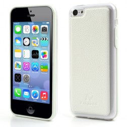„Kingpad“ Leather dėklas - baltas (iPhone 5C)