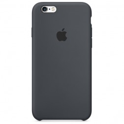 Oficialus „Apple“ Silicone Case dėklas - juodas (iPhone 6 / iPhone 6s)