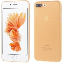 Ploniausias plastikinis dėklas - oranžinis (iPhone 7 Plus / 8 Plus)