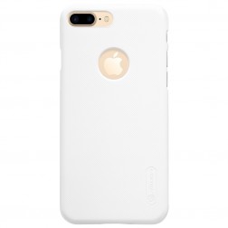 „Nillkin“ Frosted Shield dėklas - baltas + apsauginė ekrano plėvelė (iPhone 7 Plus / 8 Plus)