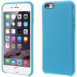 Kieto silikono (TPU) dėklas - šviesiai mėlynas (iPhone 6 / 6s)