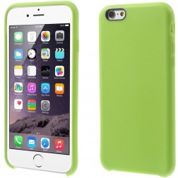 Kieto silikono (TPU) dėklas - žalias (iPhone 6 / 6s)