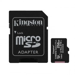 „Kingston“ MicroSD atminties kortelė - 256 Gb (10 Klasė) + SD adapteris