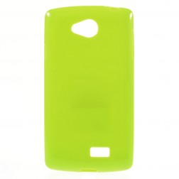 Kieto silikono (TPU) dėklas - žalias (F60)