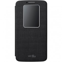 „LG“ Quick Window atverčiamas dėklas - juodas (G2)