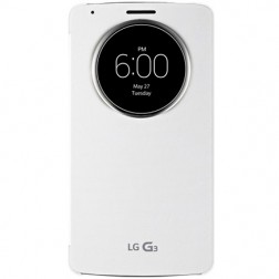 „LG“ Quick Circle Cover dėklas - baltas (G3)