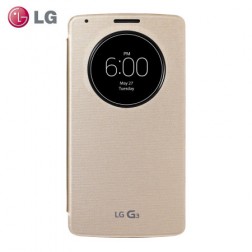 „LG“ Quick Circle Wireless Charge dėklas - šampaninis (G3)