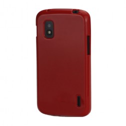 „Jelly Case“ dėklas - raudonas (Nexus 4)