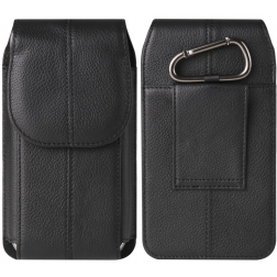 „Longsheng“ Carabiner universali vertikali įmautė prie diržo - juoda (XL dydis)
