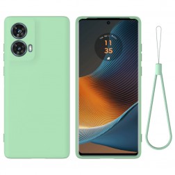 „Shell“ kieto silikono (TPU) dėklas - žalias (Motorola Moto G85 5G / S50 Neo 5G)