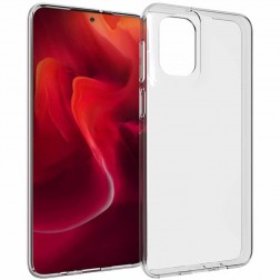 Kieto silikono (TPU) dėklas - skaidrus (Motorola Moto G55 5G)