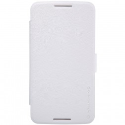 „Nillkin“ Fresh atverčiamas dėklas - baltas (Nexus 6)