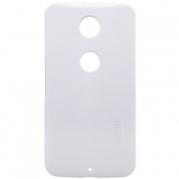 „Nillkin“ Frosted Shield dėklas - baltas + apsauginė ekrano plėvelė (Nexus 6)