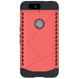 Sustiprintos apsaugos dėklas - raudonas (Nexus 6P)