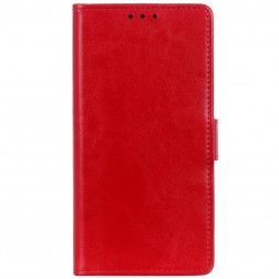 Atverčiamas dėklas, knygutė - raudonas (Nokia 3.4)