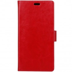 Atverčiamas dėklas, knygutė - raudonas (Nokia 6)