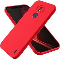 „Shell“ kieto silikono (TPU) dėklas - raudonas (Nokia C21)