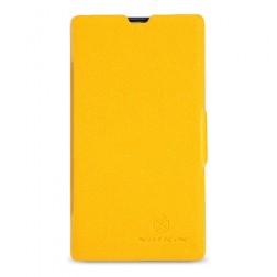 „Nillkin“ Fresh atverčiamas dėklas - geltonas (Lumia 520)