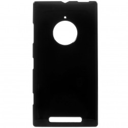 Kieto silikono (TPU) dėklas - juodas (Lumia 830)
