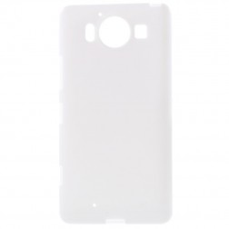 Kieto silikono (TPU) dėklas - baltas (Lumia 950)