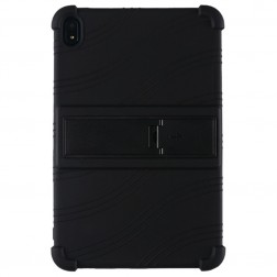 „Shell“ Kickstand sustiprintos apsaugos kieto silikono (TPU) dėklas - juodas (Nokia T20)