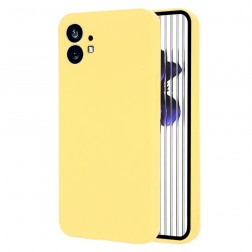 „Shell“ kieto silikono (TPU) dėklas - geltonas (Nothing Phone 1)