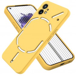 „Shell“ kieto silikono (TPU) dėklas - geltonas (Nothing Phone 1)