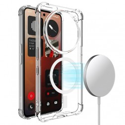 „IMAK“ Candy MagSafe kieto silikono (TPU) dėklas - skaidrus (Nothing Phone 3a Pro)