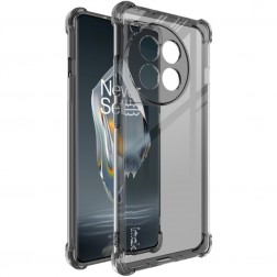 „Imak“ sustiprintos apsaugos kieto silikono (TPU) dėklas - pilkas (OnePlus 12R / Ace 3)