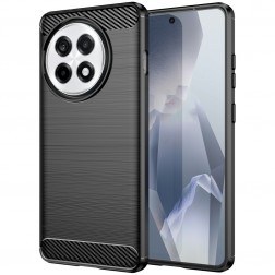 „Carbon“ kieto silikono (TPU) dėklas - juodas (OnePlus 13R / Ace 5)