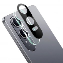 „IMAK“ apsauginis galinės kameros stiklas 0.3 mm - juodas (OnePlus Nord CE4 Lite 5G)