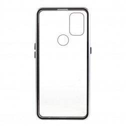 „Frame“ magnetinis pilnai dengiantis dėklas - skaidrus (OnePlus Nord N10 5G)