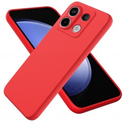 „Shell“ kieto silikono (TPU) dėklas - raudonas (Redmi Note 13 Pro 5G / Poco X6 5G)