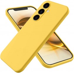 „Shell“ kieto silikono (TPU) dėklas - geltonas (Galaxy A25)