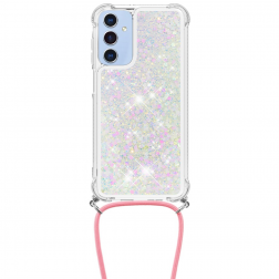 „Yibo“ Shine Strap kieto silikono (TPU) dėklas - skaidrus (Galaxy A26)