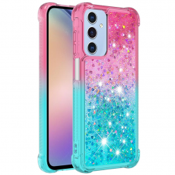 „Yibo“ Shine kieto silikono (TPU) dėklas - rožinis/mėlynas (Galaxy A26)