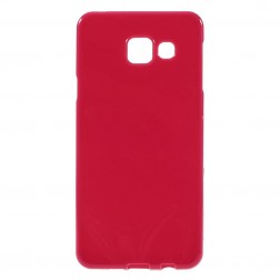 Kieto silikono (TPU) dėklas - raudonas (Galaxy A3 2016)