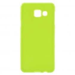 Kieto silikono (TPU) dėklas - žalias (Galaxy A3 2016)