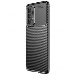 „FOCUS“ kieto silikono (TPU) dėklas - juodas (Galaxy A33 5G)