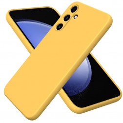 „Shell“ kieto silikono (TPU) dėklas - geltonas (Galaxy A35)