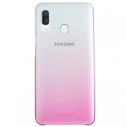 „Samsung“ Gradation Cover dėklas - skaidrus, rožinis (Galaxy A40)