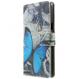 „Butterfly“ atverčiamas dėklas - spalvotas (Galaxy A5 2015)