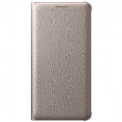 „Samsung“ Flip Wallet Cover atverčiamas dėklas - auksinis (Galaxy A5 2016)