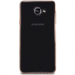 Pilnai dengiantis TPU skaidrus dėklas - šviesiai rudas (Galaxy A5 2016)