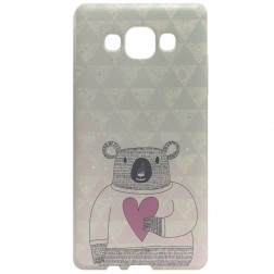„Bear“ kieto silikono (TPU) dėklas - spalvotas (Galaxy A5 2015)