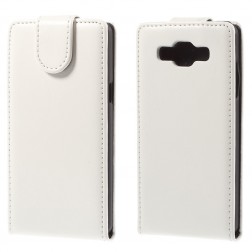 Klasikinis atverčiamas dėklas - baltas (Galaxy A5 2015)