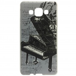 „Piano“ kieto silikono (TPU) dėklas - pilkas (Galaxy A5 2015)