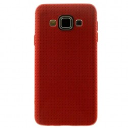 „Dots“ kieto silikono (TPU) dėklas - raudonas (Galaxy A5 2015)