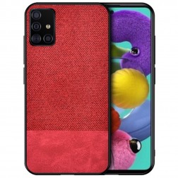 „Bi-Color“ Splicing dėklas - raudonas (Galaxy A51)
