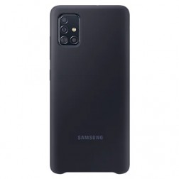 „Samsung“ Silicone Cover dėklas - juodas (Galaxy A51)